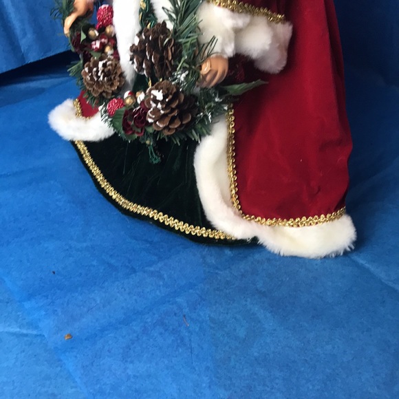 Vintage handmade Santa tree topper - Picture 9 of 11